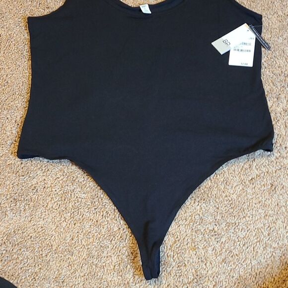 Bp black bodysuit width 17in, length from shoulder to bottom 29in. - Picture 4 of 4